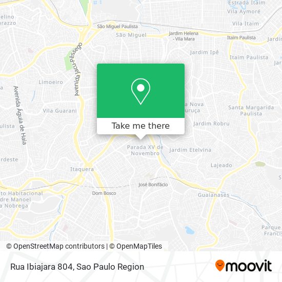 Rua Ibiajara 804 map