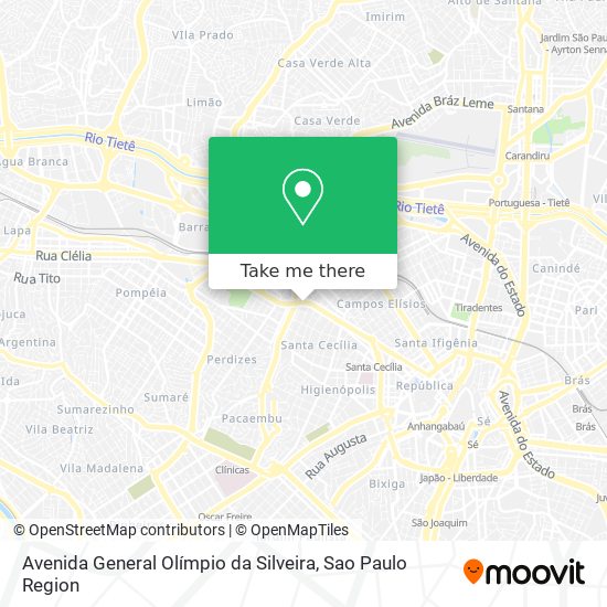 Avenida General Olímpio da Silveira map