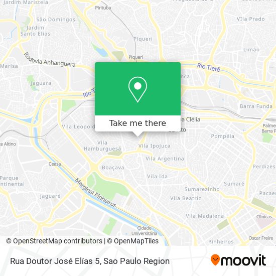 Mapa Rua Doutor José Elías 5