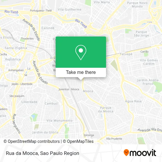 Rua da Mooca map