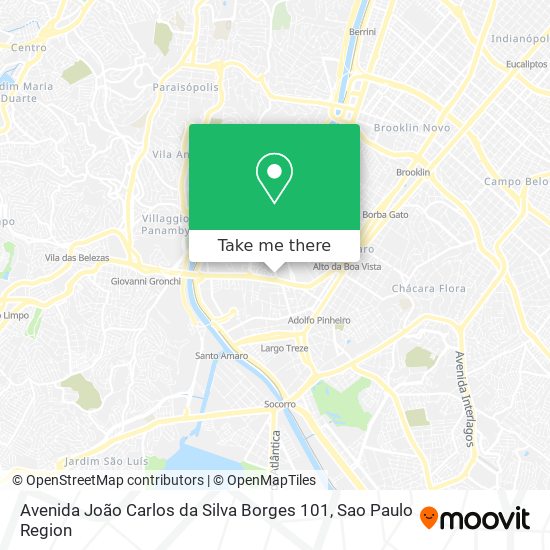 Avenida João Carlos da Silva Borges 101 map