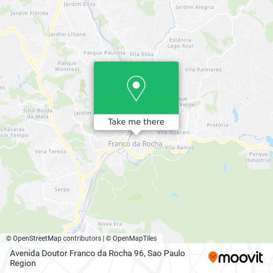 Mapa Avenida Doutor Franco da Rocha 96