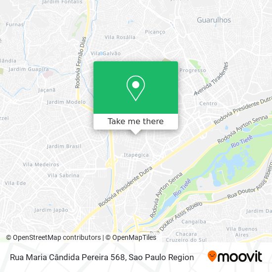 Mapa Rua Maria Cândida Pereira 568