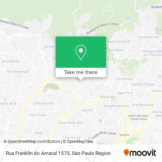 Rua Franklin do Amaral 1575 map