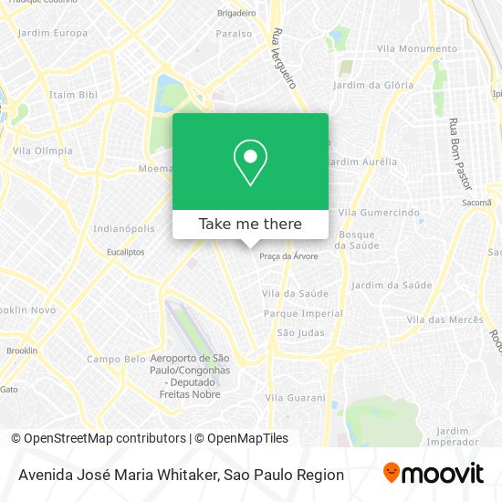 Mapa Avenida José Maria Whitaker