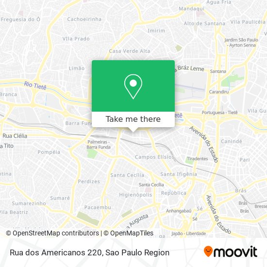 Rua dos Americanos 220 map