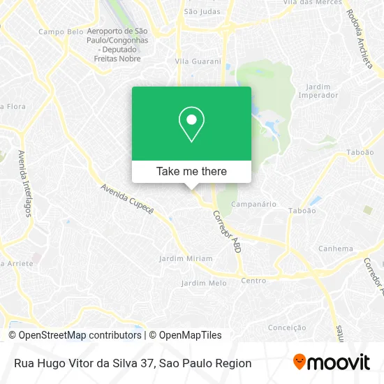 Rua Hugo Vitor da Silva 37 map