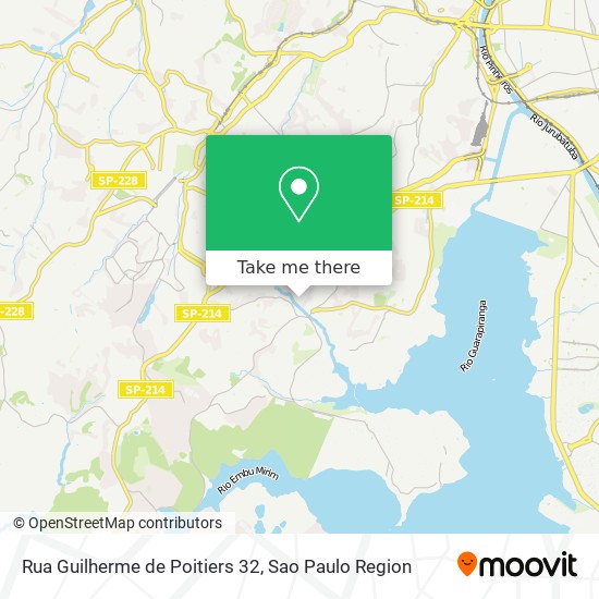 Mapa Rua Guilherme de Poitiers 32