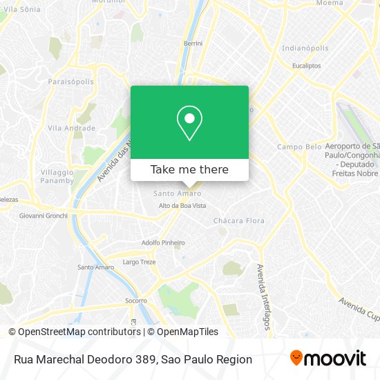 Mapa Rua Marechal Deodoro 389
