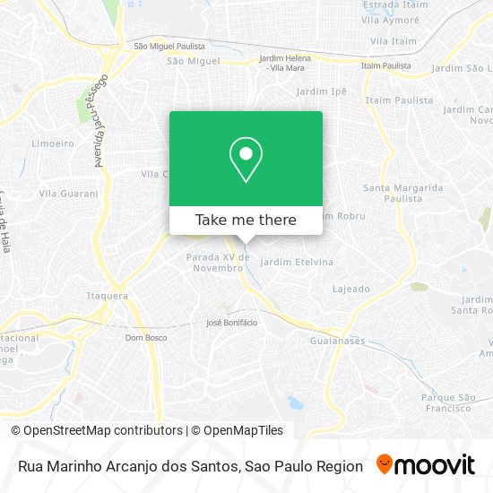 Rua Marinho Arcanjo dos Santos map