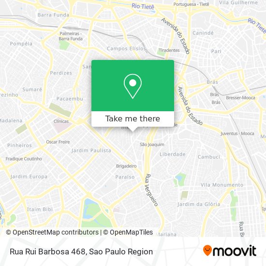 Rua Rui Barbosa 468 map