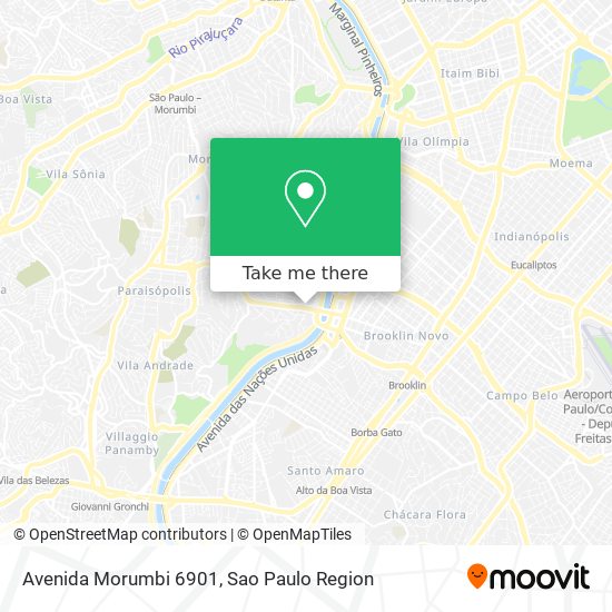 Mapa Avenida Morumbi 6901