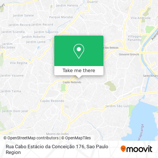 Mapa Rua Cabo Estácio da Conceição 176