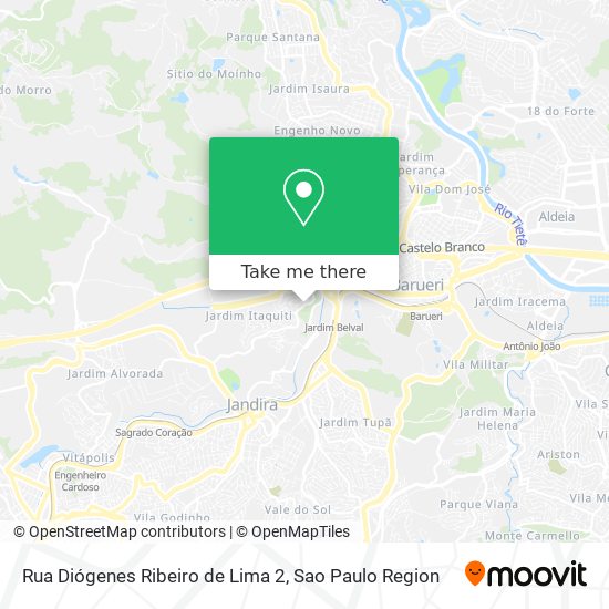 Rua Diógenes Ribeiro de Lima 2 map