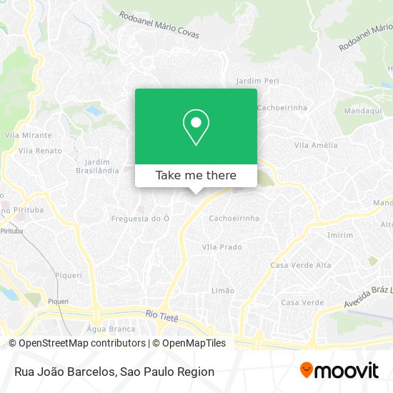 Rua João Barcelos map