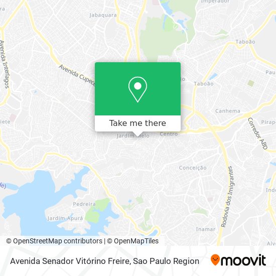 Avenida Senador Vitórino Freire map