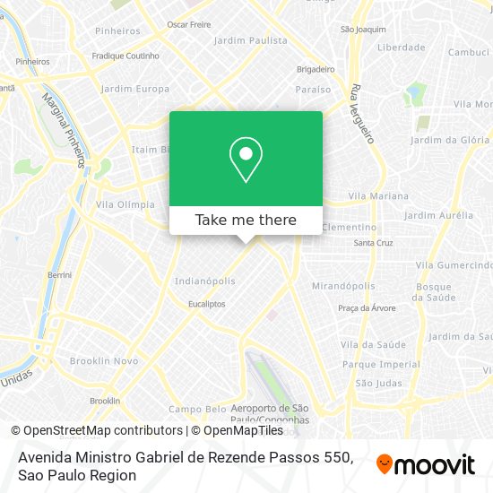 Avenida Ministro Gabriel de Rezende Passos 550 map