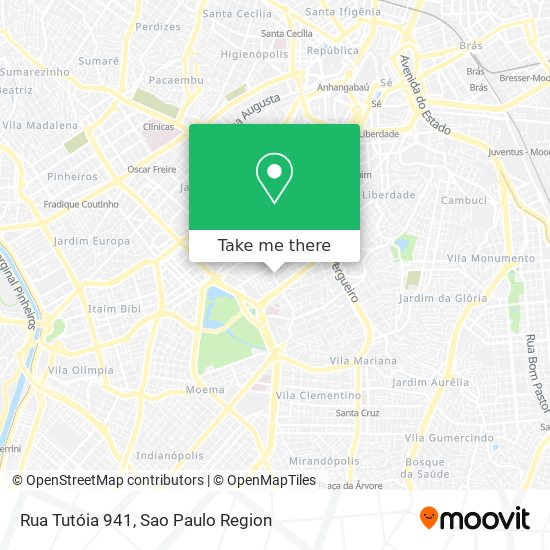 Rua Tutóia 941 map