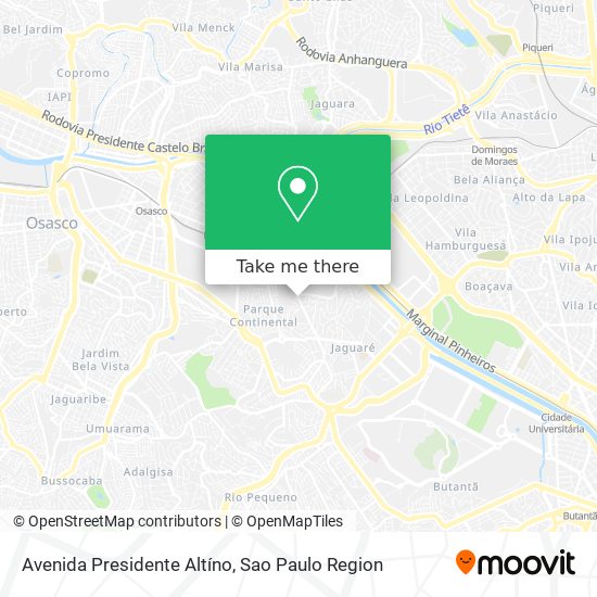 Avenida Presidente Altíno map