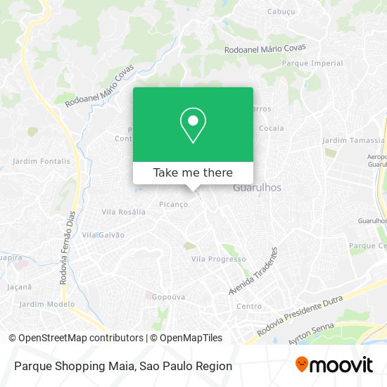 Parque Shopping Maia map