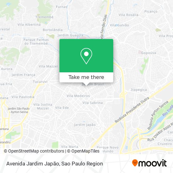 Avenida Jardim Japão map
