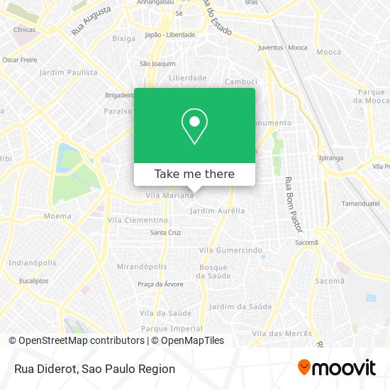 Rua Diderot map