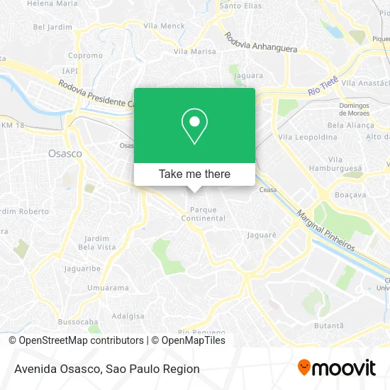Avenida Osasco map