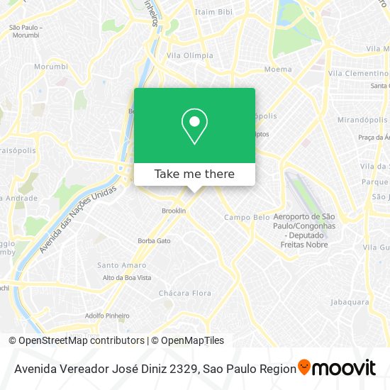 Avenida Vereador José Diniz 2329 map