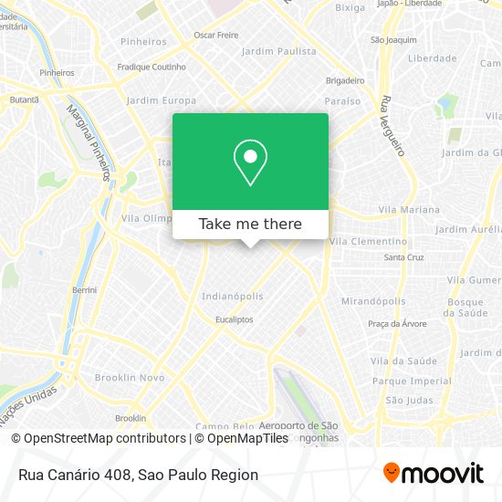 Rua Canário 408 map