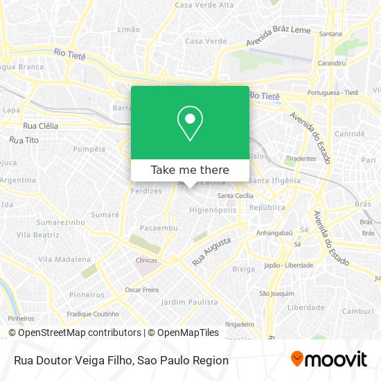 Rua Doutor Veiga Filho map