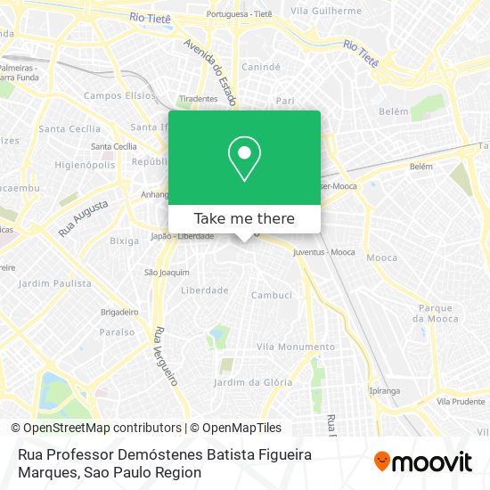 Rua Professor Demóstenes Batista Figueira Marques map