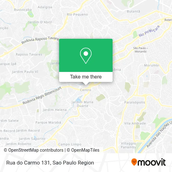 Rua do Carmo 131 map