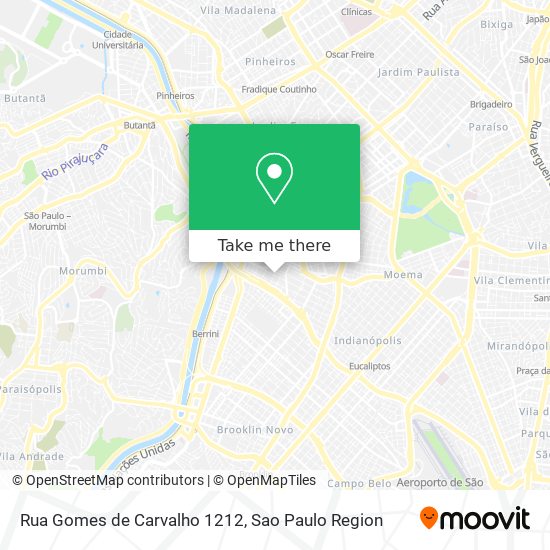 Rua Gomes de Carvalho 1212 map