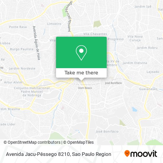 Avenida Jacu-Pêssego 8210 map