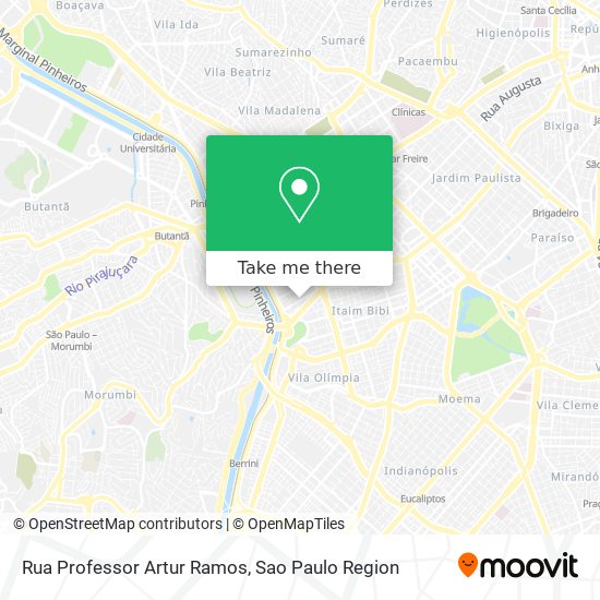Rua Professor Artur Ramos map