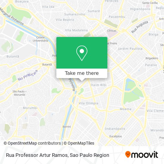 Rua Professor Artur Ramos map