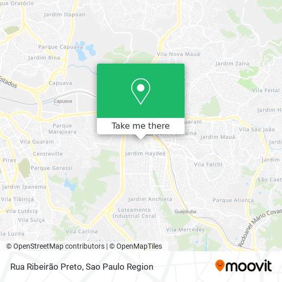 Rua Ribeirão Preto map