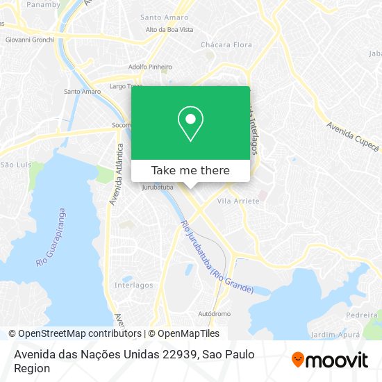 Avenida das Nações Unidas 22939 map