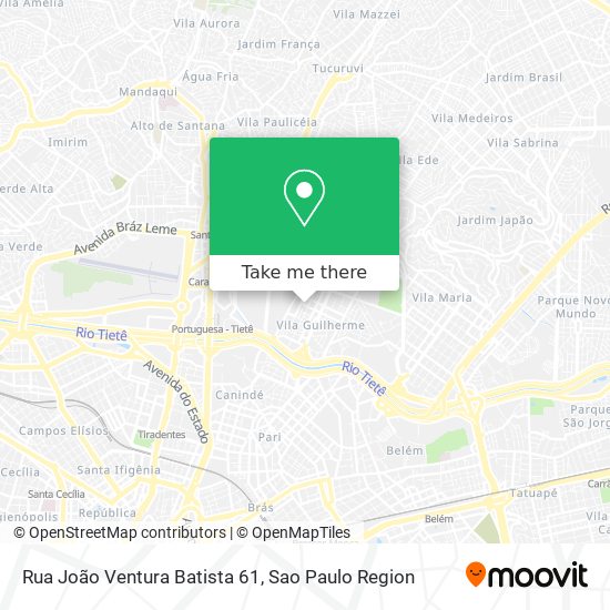 Mapa Rua João Ventura Batista 61