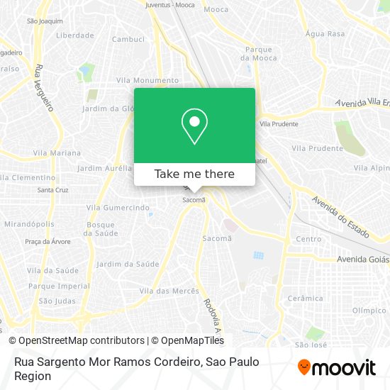 Rua Sargento Mor Ramos Cordeiro map