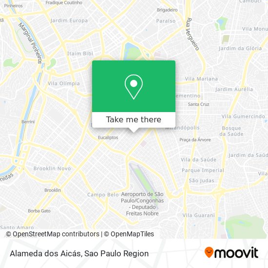 Alameda dos Aicás map