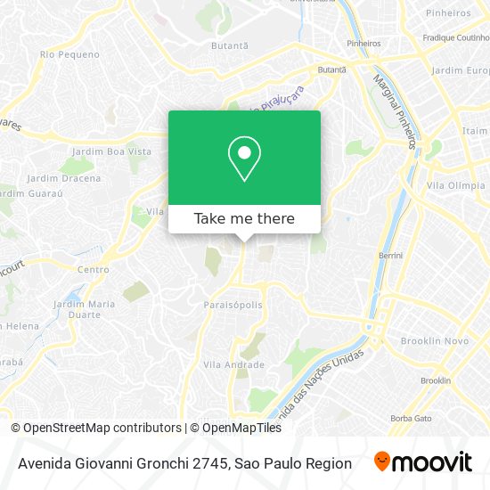 Avenida Giovanni Gronchi 2745 map