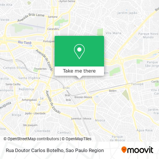 Rua Doutor Carlos Botelho map