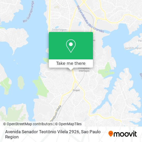 Avenida Senador Teotônio Vilela 2926 map