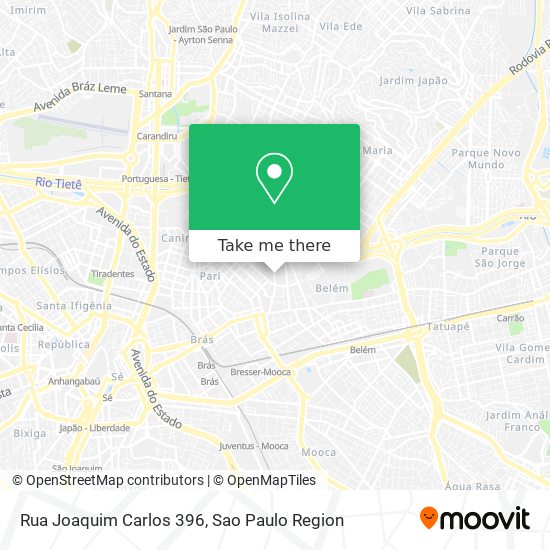 Mapa Rua Joaquim Carlos 396