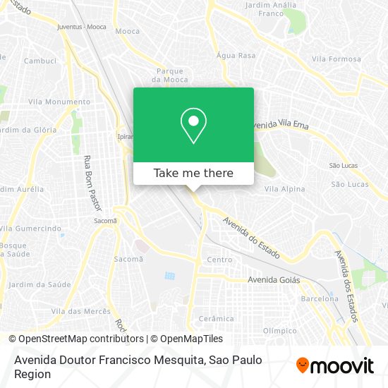 Mapa Avenida Doutor Francisco Mesquita