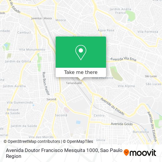 Avenida Doutor Francisco Mesquita 1000 map