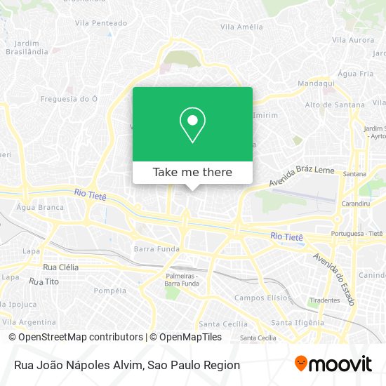 Rua João Nápoles Alvim map