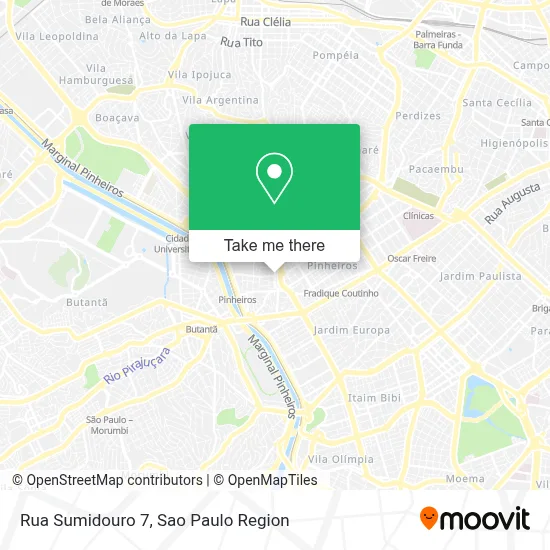 Rua Sumidouro 7 map