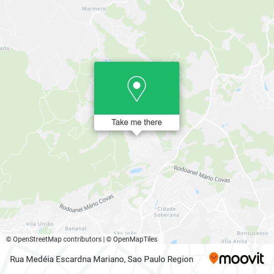 Rua Medéia Escardna Mariano map